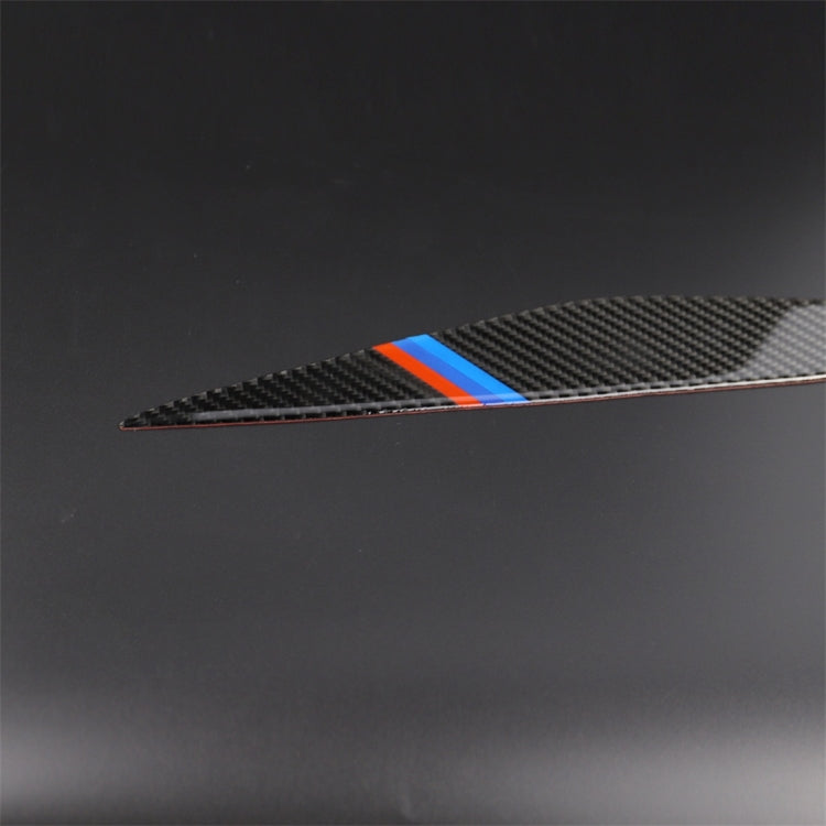 Three Color Carbon Fiber Car Lamp Eyebrow Decorative Sticker for BMW 5 Series F10 2010-2013 -  by buy2fix | Online Shopping UK | buy2fix