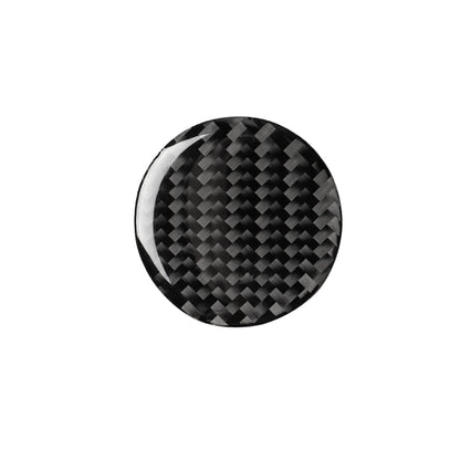 Car Carbon Fiber Central Control Knob Decorative Sticker for Audi A3 / A4L 2014-2019, Left and Right Drive Universal - In Car by buy2fix | Online Shopping UK | buy2fix