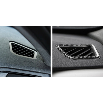 2 PCS Car Carbon Fiber Dashboard Air Outlet Decorative Sticker for BMW 3 Series F30 2013-2018 / 3GTSeries F34 2013-2017, Right Drive -  by buy2fix | Online Shopping UK | buy2fix