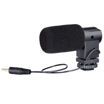 BOYA BY-V01 Stereo X/Y Condenser Microphone with Integrated Shock Mount Cold-shoe Mount & Windshield for Smartphones, DSLR Cameras and Video Cameras(Black) - Consumer Electronics by buy2fix | Online Shopping UK | buy2fix