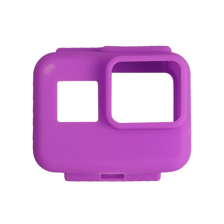 Original for GoPro HERO5 Silicone Border Frame Mount Housing Protective Case Cover Shell(Purple) - DJI & GoPro Accessories by buy2fix | Online Shopping UK | buy2fix
