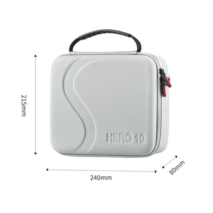 STARTRC Portable Shockproof Waterproof PU Case for GoPro Hero11 Black / HERO10 Black / HERO9 Black (Grey) - DJI & GoPro Accessories by STARTRC | Online Shopping UK | buy2fix