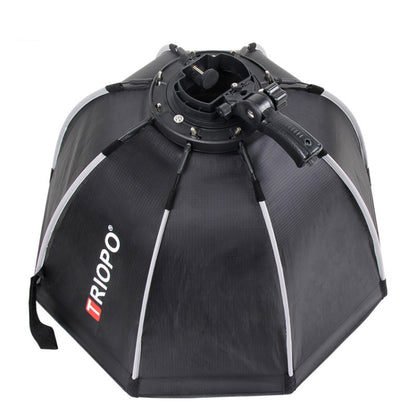 TRIOPO KS2-65 65cm Fast Loading Speedlite Flash Octagon Parabolic Softbox Diffuser (Black) -  by TRIOPO | Online Shopping UK | buy2fix