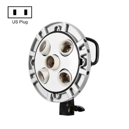 Godox TL-5 5 in 1 E27 Socket Tricolor Bulb Light Lamp Head Mount(US Plug) -  by Godox | Online Shopping UK | buy2fix