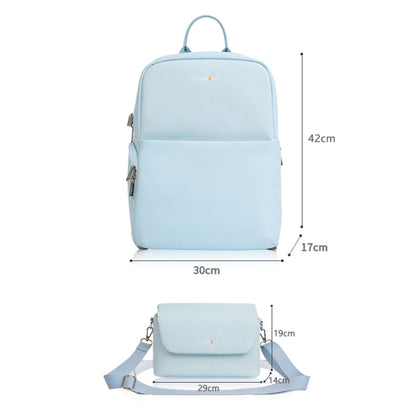 CADeN Camera Layered Laptop Backpacks Large Capacity Shockproof Bags, Size: 42 x 17 x 30cm (Blue) - Camera Accessories by CADeN | Online Shopping UK | buy2fix