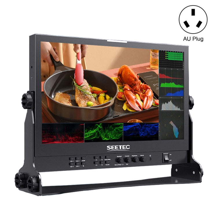 SEETEC ATEM156S 15.6 inch 3G-SDI HDMI Full HD 1920x1080P Multi-camera Broadcast Monitor(AU Plug) - Camera Accessories by SEETEC | Online Shopping UK | buy2fix