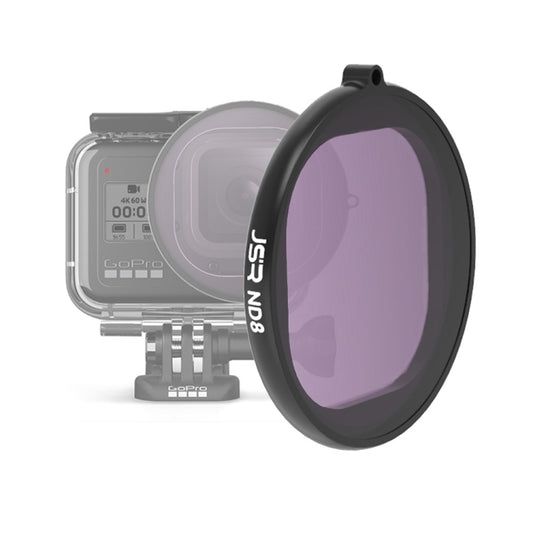 JSR Round Housing ND8 Lens Filter for GoPro HERO8 Black - DJI & GoPro Accessories by JSR | Online Shopping UK | buy2fix