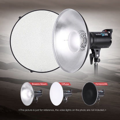 Godox RS42CM 42cm Studio White Beauty Dish Reflector Bowens Mount Diffuser - Camera Accessories by Godox | Online Shopping UK | buy2fix