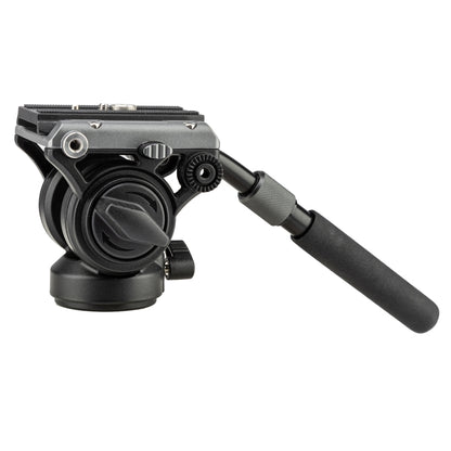 Fotopro MH-6S Aluminum Alloy Heavy Duty Video Camera Tripod Action Fluid Drag Head with Sliding Plate (Black) - Camera Accessories by Fotopro | Online Shopping UK | buy2fix