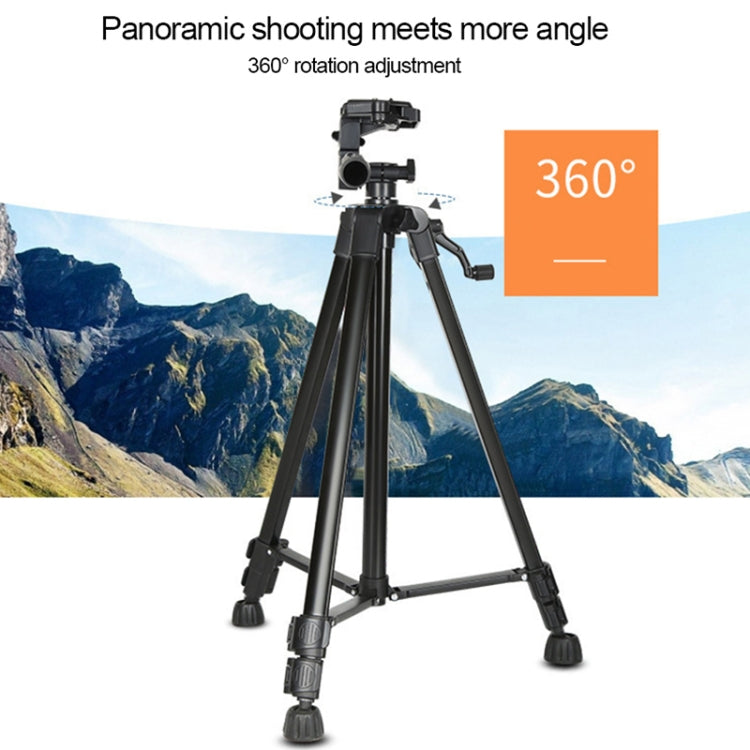 3366 Quality 1.4m Portable Phone Live Selfie Tripod DV SLR Camera Stand (Black) - Tripods by buy2fix | Online Shopping UK | buy2fix