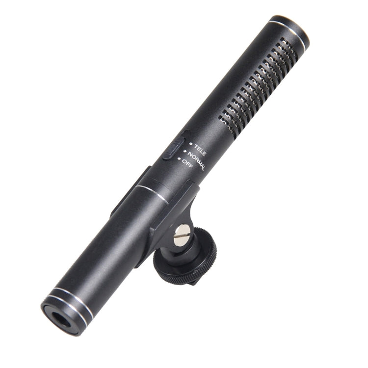 YELANGU YLG1401A Double Back Pole Professional Condenser Shotgun Microphone for DSLR & DV Camcorder(Black) - Camera Microphone by YELANGU | Online Shopping UK | buy2fix