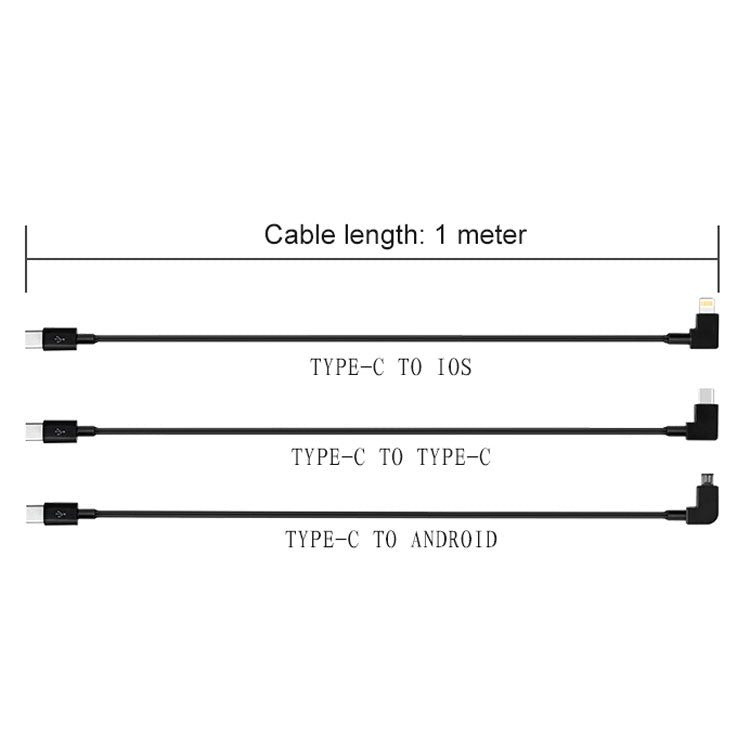 Sunnylife OP-X9208 Type-C to Type-C Cable for DJI OSMO Pocket, Length:1m - DJI & GoPro Accessories by Sunnylife | Online Shopping UK | buy2fix