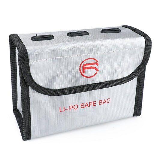 RCSTQ for DJI FPV Combo 3 x Batteries Li-Po Safe Explosion-proof Storage Bag(Silver) - DJI & GoPro Accessories by RCSTQ | Online Shopping UK | buy2fix