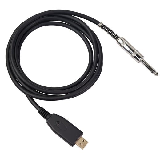US48S USB to 6.35mm Electric Guitar Recording Cable, Cable Length:3m - Consumer Electronics by buy2fix | Online Shopping UK | buy2fix
