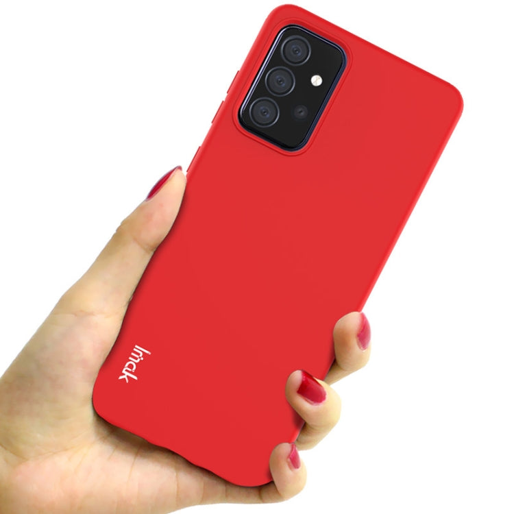 For Samsung Galaxy A72 5G / 4G IMAK UC-2 Series Shockproof Full Coverage Soft TPU Case(Red) - Galaxy Phone Cases by imak | Online Shopping UK | buy2fix