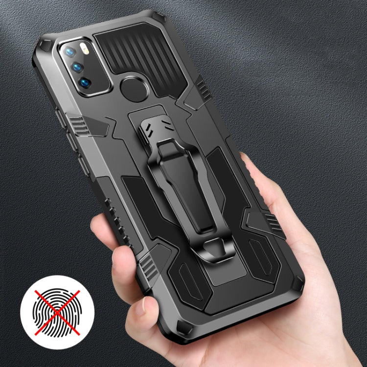 For OPPO Reno5 5G Machine Armor Warrior Shockproof PC + TPU Protective Case(Royal Blue) - OPPO & vivo Accessories by buy2fix | Online Shopping UK | buy2fix