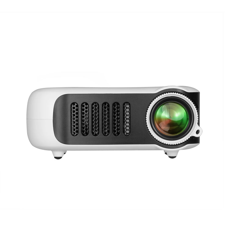 TRANSJEE A2000 320x240P 1000 ANSI Lumens Mini Home Theater HD Digital Projector, Plug Type: UK Plug(White) - Consumer Electronics by buy2fix | Online Shopping UK | buy2fix