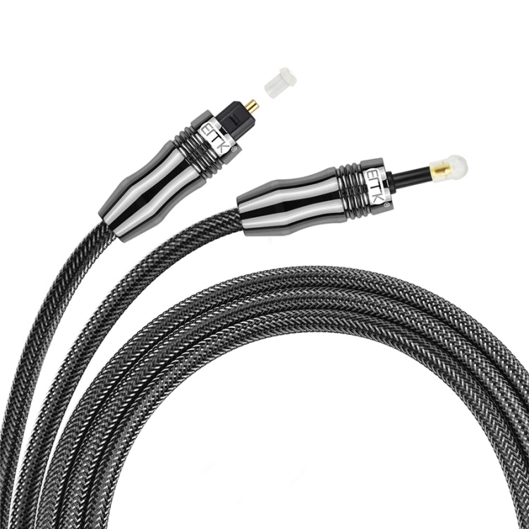 EMK OD6.0mm 3.5mm Digital Sound Toslink to Mini Toslink Digital Optical Audio Cable, Length:1.5m -  by EMK | Online Shopping UK | buy2fix