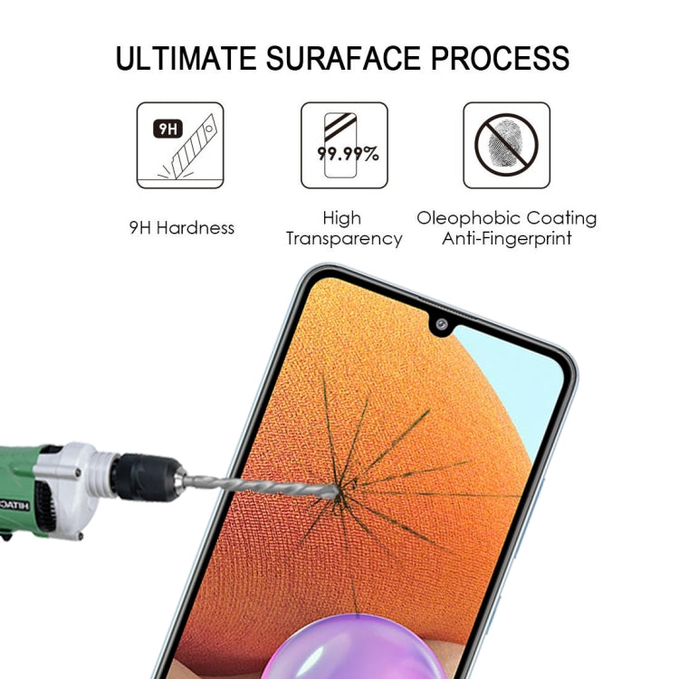 For Samsung Galaxy A32 4G Full Glue Full Screen Tempered Glass Film - Samsung Accessories by buy2fix | Online Shopping UK | buy2fix