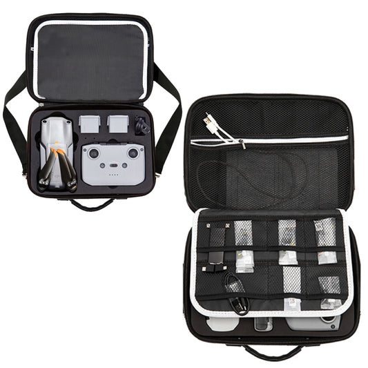 Portable Single Shoulder Storage Travel Carrying Cover Case Box with Baffle Separator for DJI Air 2S(Black + Black Liner) - DJI & GoPro Accessories by buy2fix | Online Shopping UK | buy2fix