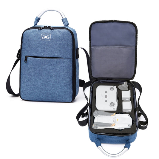 Shockproof Waterproof Single Shoulder Storage Travel Carrying Cover Case Box for DJI Air 2S(Blue+Black Liner) - DJI & GoPro Accessories by buy2fix | Online Shopping UK | buy2fix