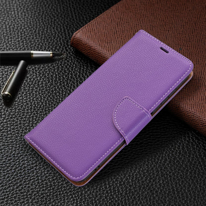 For Nokia G20 / G10 Litchi Texture Pure Color Horizontal Flip Leather Case with Holder & Card Slots & Wallet & Lanyard(Purple) - Mobile Accessories by buy2fix | Online Shopping UK | buy2fix