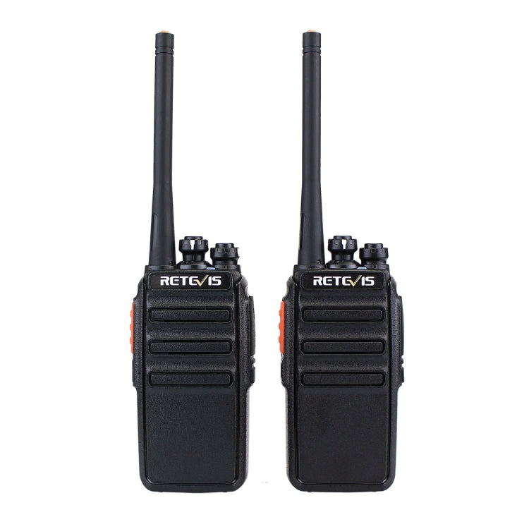 1 Pair RETEVIS RT24 EU Frequency PMR 446/400-470MHz 16CHS Two Way Radio Handheld Walkie Talkie, EU Plug(Black) - Handheld Walkie Talkie by RETEVIS | Online Shopping UK | buy2fix