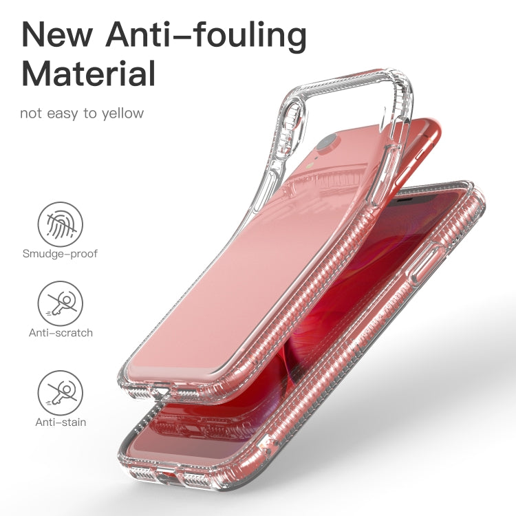 For iPhone XR Shockproof Transparent TPU Airbag Protective Case - More iPhone Cases by buy2fix | Online Shopping UK | buy2fix