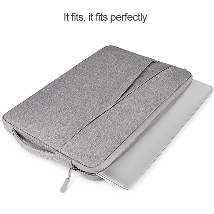 ND01DS Polyester Notebook Laptop Liner Bag with Small Bag, Size:13.3 inch(Deep Space Gray) - 13.3 inch by buy2fix | Online Shopping UK | buy2fix