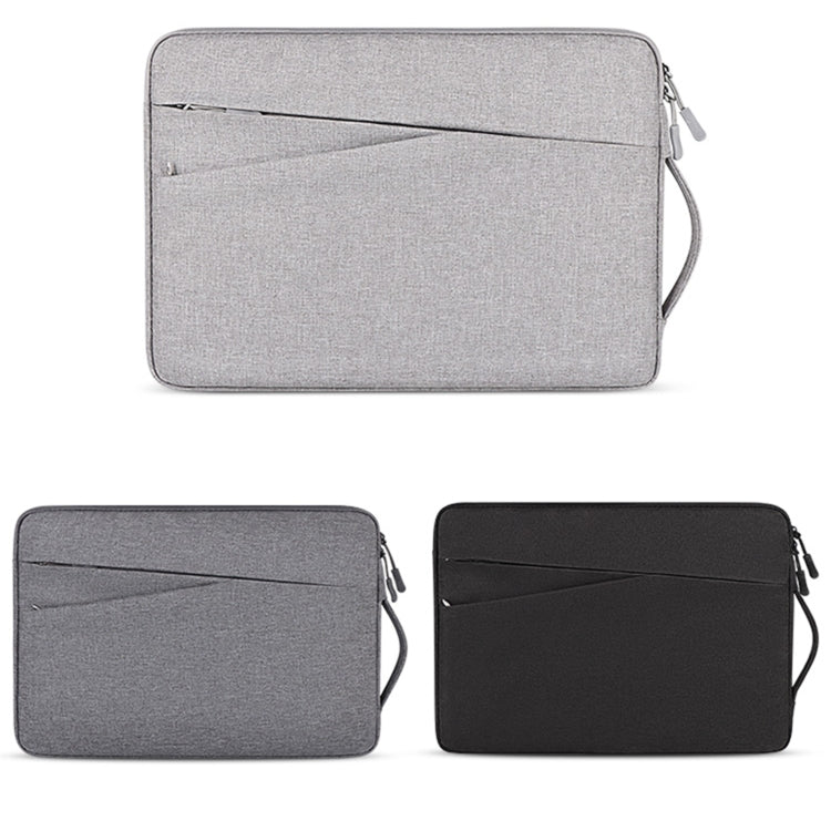 ND01DS Polyester Notebook Laptop Liner Bag with Small Bag, Size:14.1-15.4 inch(Deep Space Gray) - 15 inch by buy2fix | Online Shopping UK | buy2fix