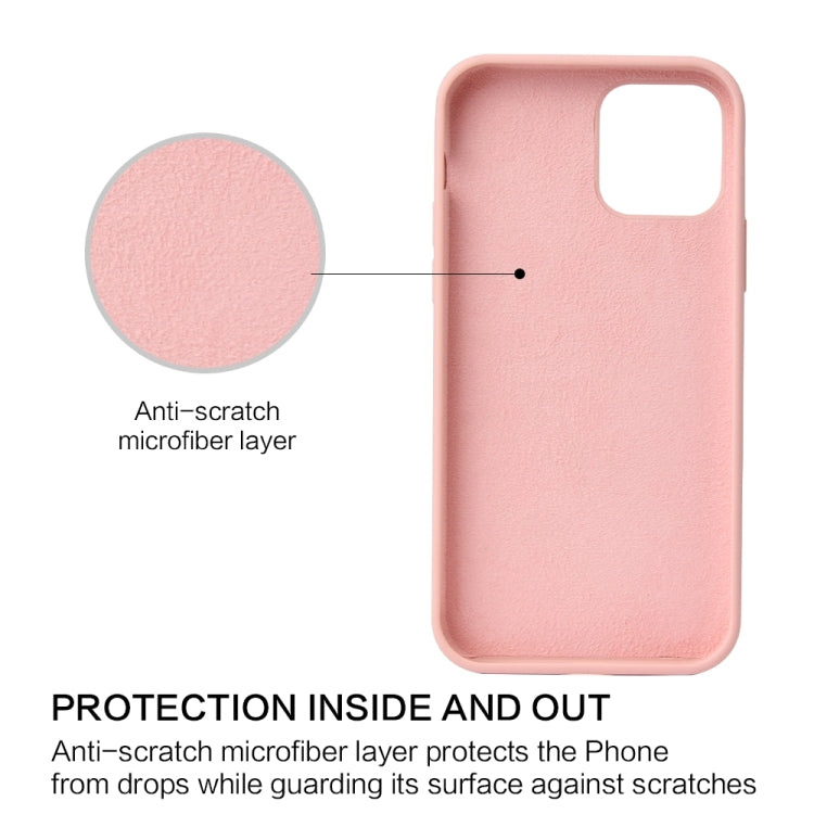 For iPhone 13 Solid Color Liquid Silicone Shockproof Protective Case(Lavender Grey) - iPhone 13 Cases by buy2fix | Online Shopping UK | buy2fix