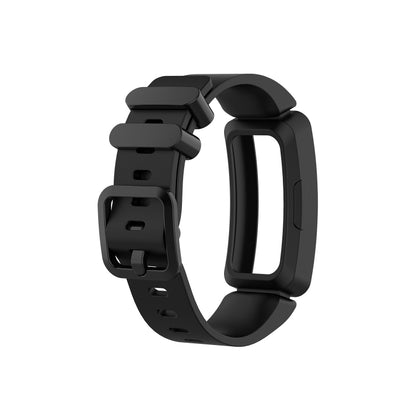 Smart Watch Silicon Watch Band for Fitbit Inspire HR(Black) - Watch Bands by buy2fix | Online Shopping UK | buy2fix