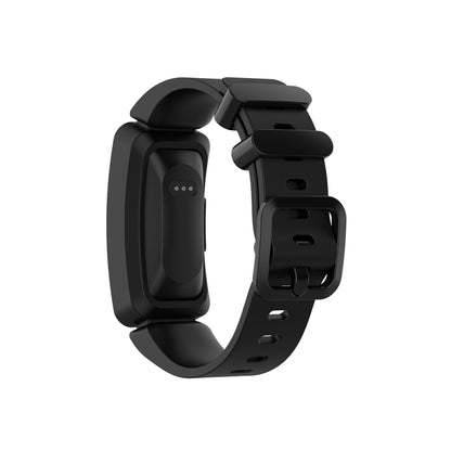 Smart Watch Silicon Watch Band for Fitbit Inspire HR(Black) - Watch Bands by buy2fix | Online Shopping UK | buy2fix