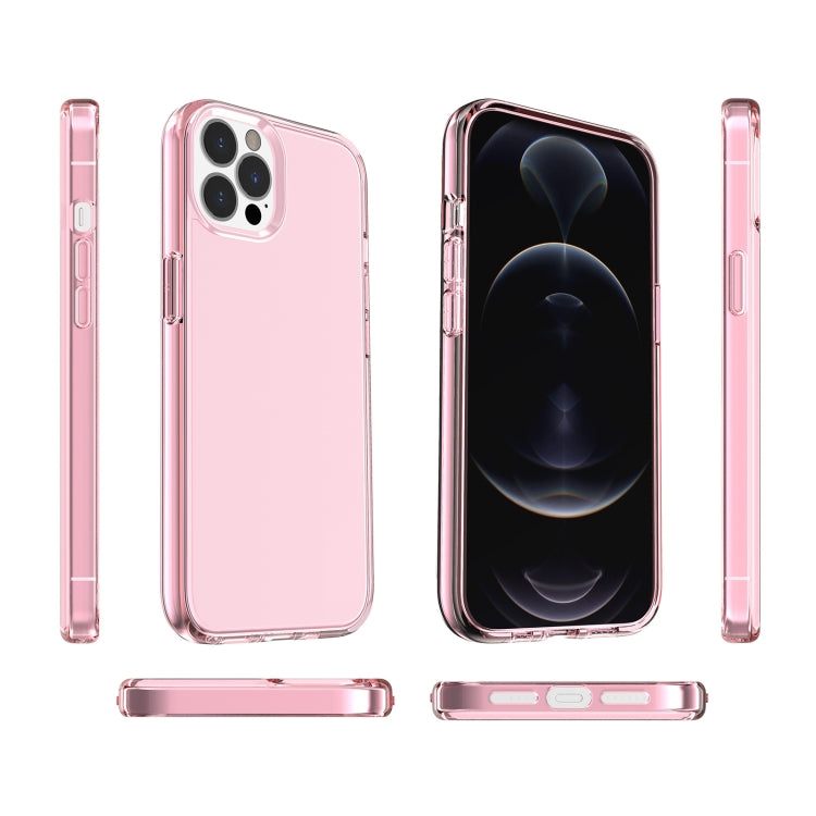 For iPhone 13 Pro Max Shockproof Terminator Style Transparent Protective Case (Pink) - iPhone 13 Pro Max Cases by buy2fix | Online Shopping UK | buy2fix