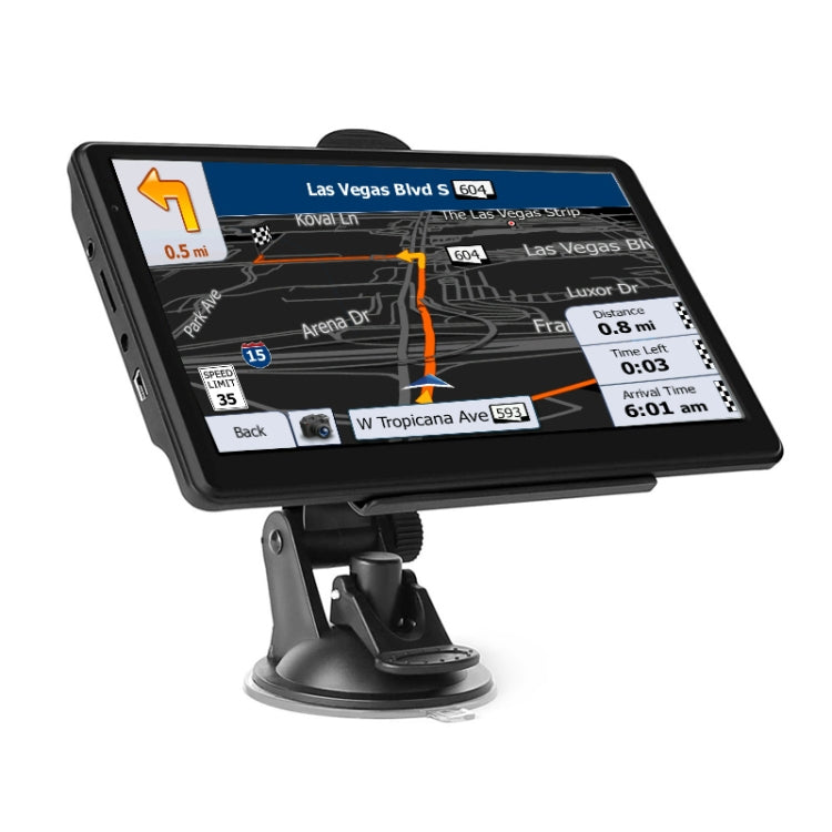 7 inch Car HD GPS Navigator 8G+128M Resistive Screen Support FM / TF Card, Specification:Europe Map - In Car by buy2fix | Online Shopping UK | buy2fix