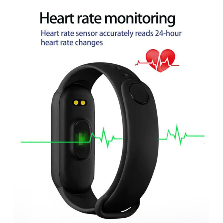 M6 Sports Smart Bracelet, Support Heart Rate Monitoring & Blood Pressure Monitoring & Sleep Monitoring & Sedentary Reminder, Type:Magnetic Charging(Yellow) - Smart Wear by buy2fix | Online Shopping UK | buy2fix