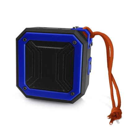 New Rixing NR-103 Mini TWS Bluetooth Speaker with Lanyard(Blue) - Mini Speaker by New Rixing | Online Shopping UK | buy2fix
