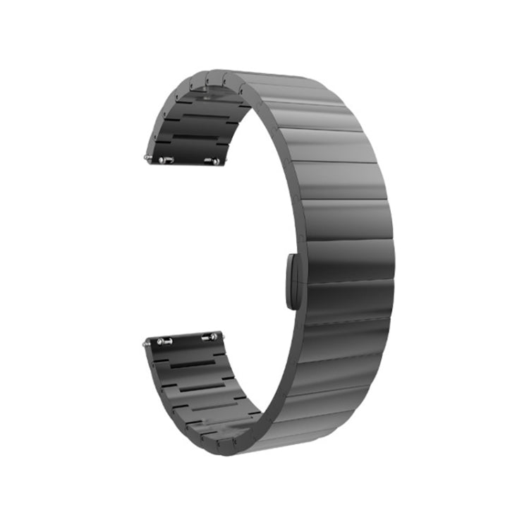 For Samsung Galaxy Watch4 Classic 42mm/46mm Steel Watch Band(Black) - Watch Bands by buy2fix | Online Shopping UK | buy2fix