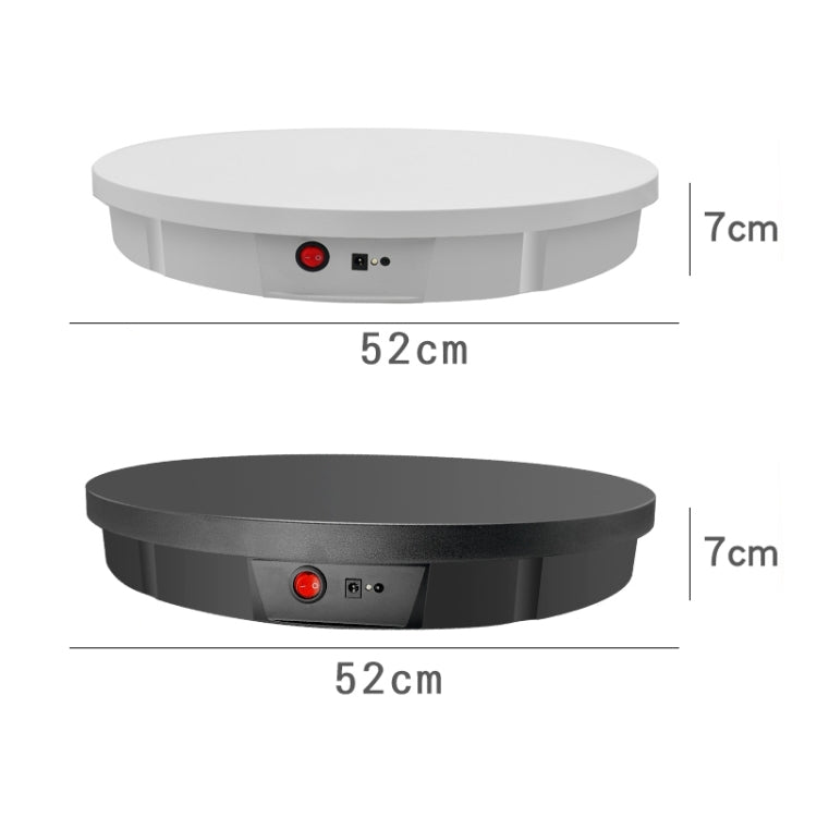 52cm Remote Control Electric Rotating Turntable Display Stand Video Shooting Props Turntable, Plug-in Power, Power Plug:AU Plug(White) - Camera Accessories by buy2fix | Online Shopping UK | buy2fix