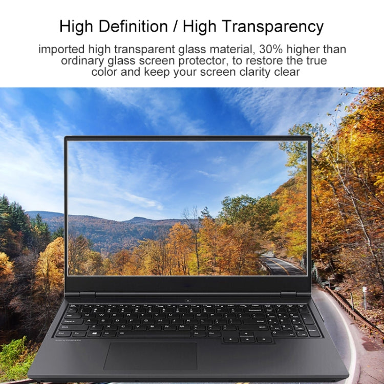 Laptop Screen HD Tempered Glass Protective Film For Lenovo V320-15 15.6 inch - Computer & Networking by buy2fix | Online Shopping UK | buy2fix