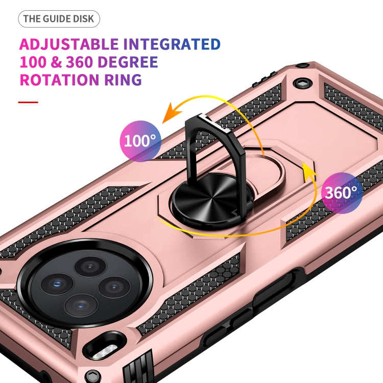 For Huawei nova 8i Shockproof TPU + PC Phone Case with 360 Degree Rotating Holder(Rose Gold) - Mobile Accessories by buy2fix | Online Shopping UK | buy2fix