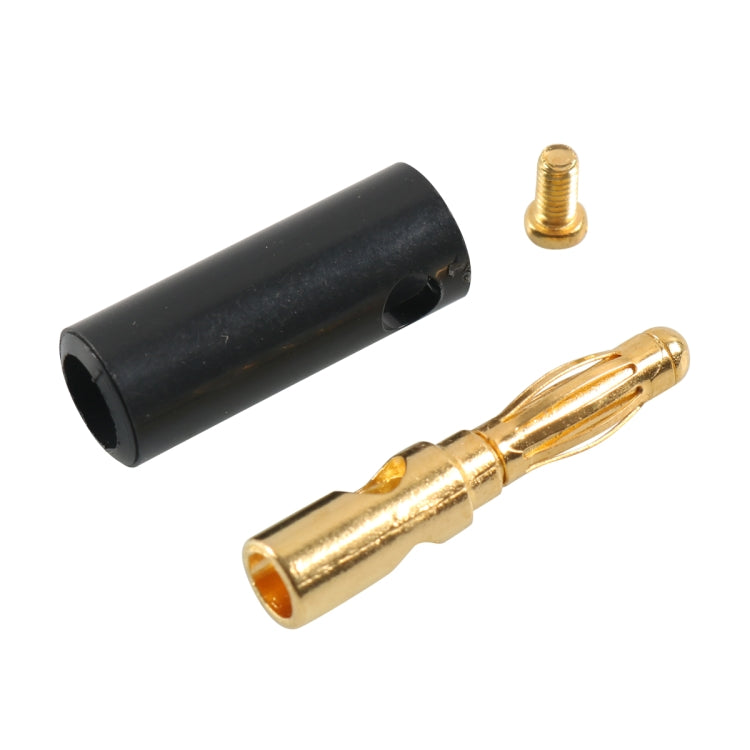 A6546 20 in 1 Car Red and Black Cover Gold-plated 4mm Banana Head Audio Plug - In Car by buy2fix | Online Shopping UK | buy2fix