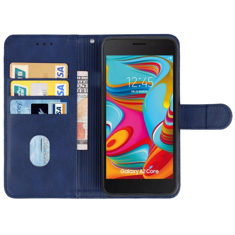 For Samsung Galaxy A2 Core / A260 Leather Phone Case(Blue) - Galaxy Phone Cases by buy2fix | Online Shopping UK | buy2fix