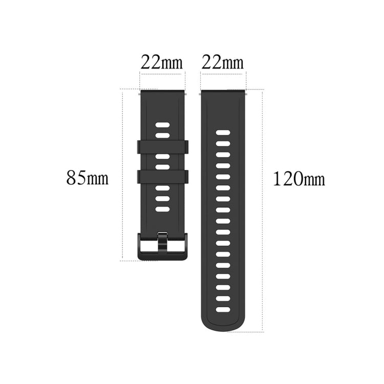 For Amazfit GTR Silicone Smart Watch Watch Band, Size:22mm(Light Pink) - Watch Bands by buy2fix | Online Shopping UK | buy2fix