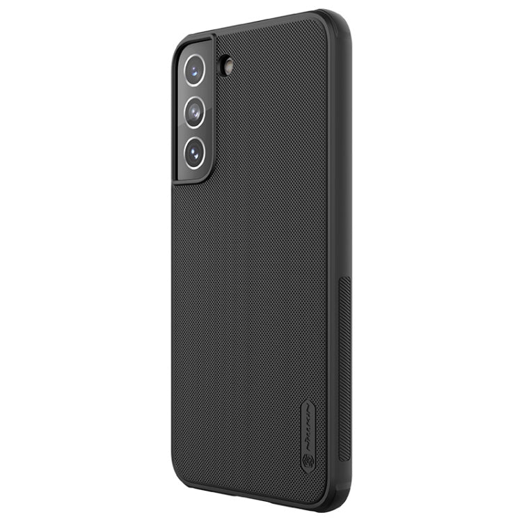 For Samsung Galaxy S22 5G NILLKIN Super Frosted Shield Pro PC + TPU Phone Case(Black) - Galaxy S22 5G Cases by NILLKIN | Online Shopping UK | buy2fix