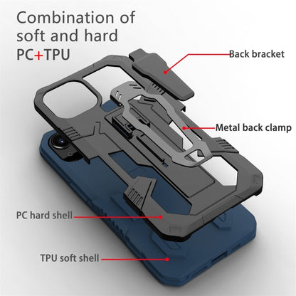 For iPhone 13 Pro Machine Armor Warrior PC + TPU Phone Case (Blue) - iPhone 13 Pro Cases by buy2fix | Online Shopping UK | buy2fix