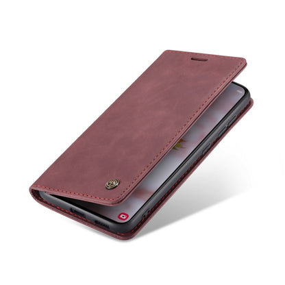 For Samsung Galaxy S22 CaseMe 013 Multifunctional Horizontal Flip Leather Phone Case(Wine Red) - Galaxy S22 5G Cases by CaseMe | Online Shopping UK | buy2fix