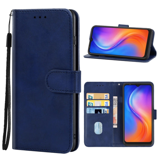 Leather Phone Case For Tecno Spark 6 Go / Spark Go 2020(Blue) - Mobile Accessories by buy2fix | Online Shopping UK | buy2fix