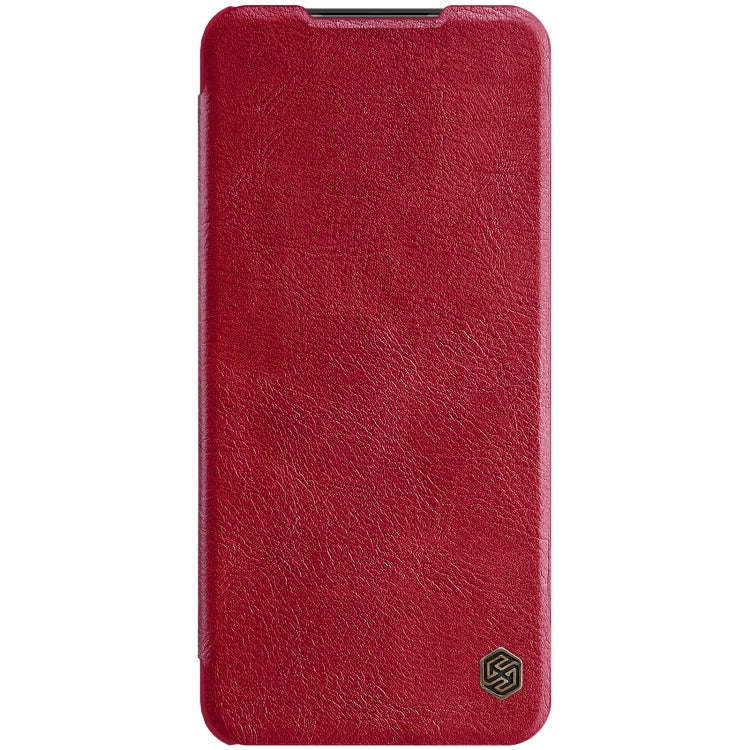 For Samsung Galaxy A13 5G NILLKIN QIN Series Crazy Horse Texture Leather Phone Case(Red) - Galaxy Phone Cases by NILLKIN | Online Shopping UK | buy2fix