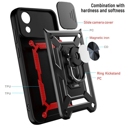 For Samsung Galaxy A03 Core Sliding Camera Cover Design TPU+PC Phone Case(Red) - Galaxy Phone Cases by buy2fix | Online Shopping UK | buy2fix
